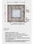 El Yapımı Masif Ahşap & Geometrik Desenli Mermer Duvar Aynası – 34x34 cm | Model: 007.1 5