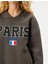 Gömlek Yaka Sweatshirt Paris Baskılı Işlemeli Uzun Kollu Pamuklu 5