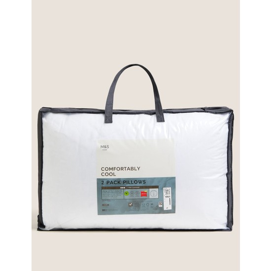 Marks & Spencer Saf Pamuklu 2'li Comfortably Cool Yastık Fiyatı