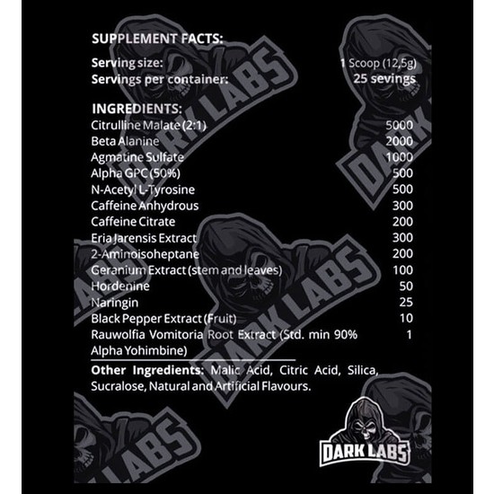 Dark Labs Crack Gold Edition Preworkout Caffeine, Dmha And Fiyatı