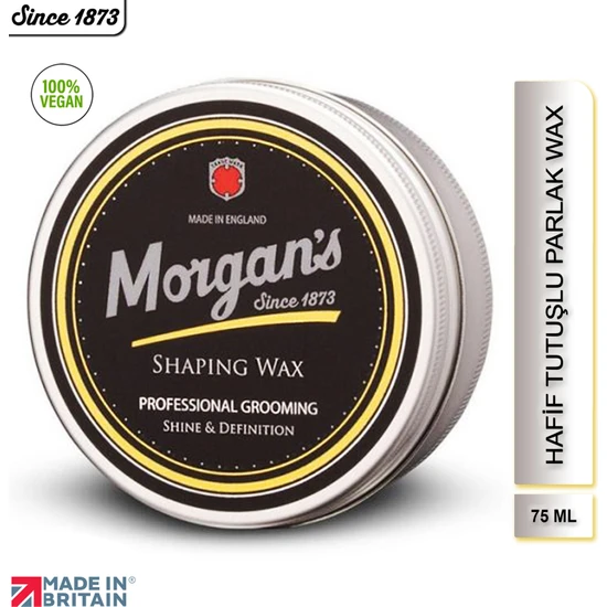 Morgan's Pomade Shine & Definition Shaping Wax - Parlak ve Hafif Tutucu Şekillendirici Wax 75 ml