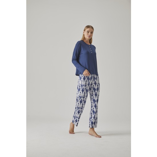 Relax Mode Kadın Patlı Pijama Takım 10785 Fiyatı