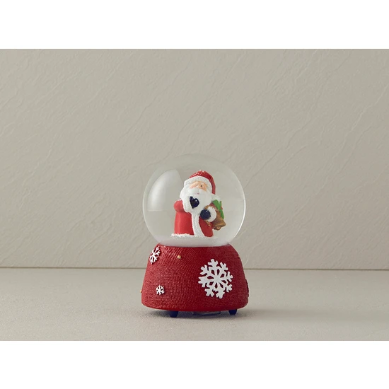 English Home Yılbaşı Snowflake Müzik Kutusu 8,4X12,6 cm Kırmızı