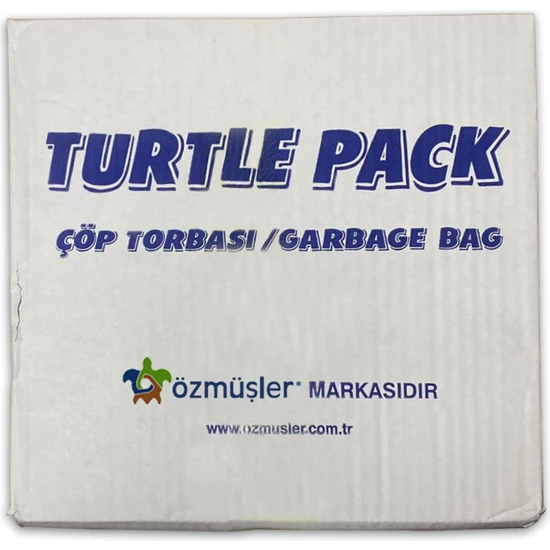 Safflex Ambalaj Çöp Poşeti 80*110 400GR Siyah Jumbo Turtle Pack Koli 200 Adet