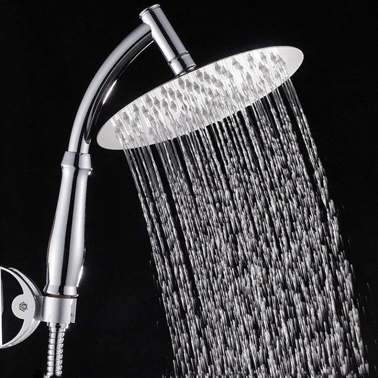 Betty Becky Kcasa KC-SH531 Dönebilen Paslanmaz Çelik Üst Yağış Basınçlı Duş Başlığı Banyo Yağmurlama Üst Duş Başlığı - (Yurt Dışından)
