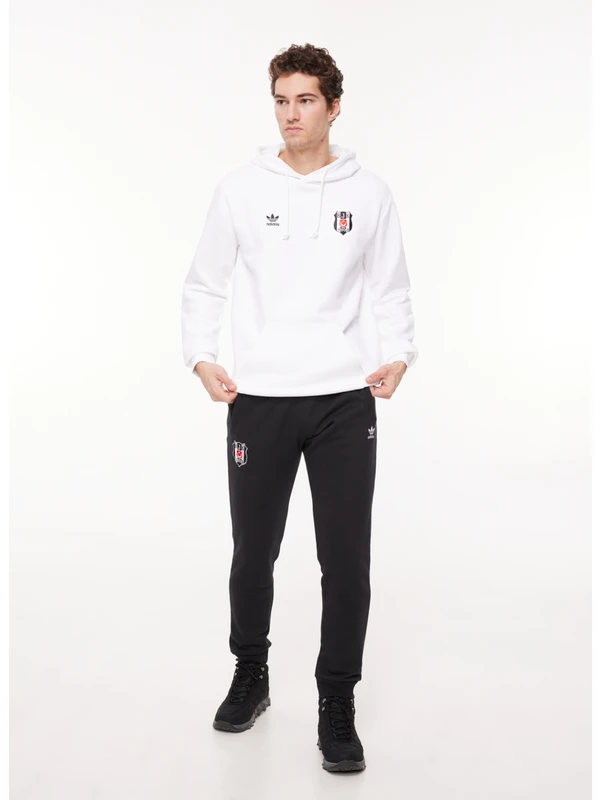 Adidas Beyaz Erkek Kapüşon Yaka Beşiktaş Sweatshirt IP1268-BJK Og Es Hd