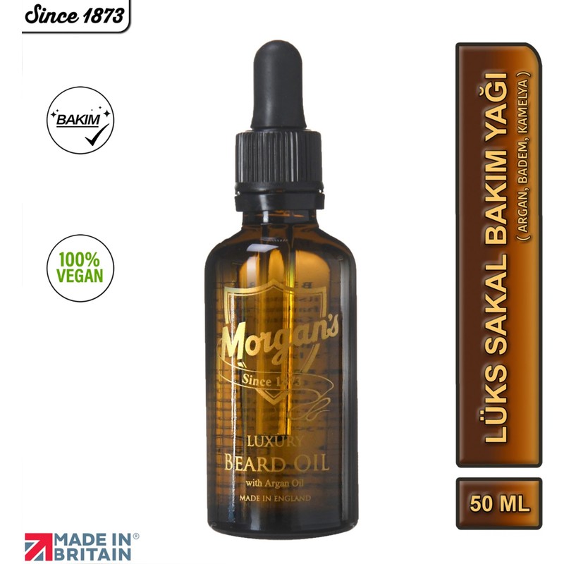 Morgan's Pomade Luxury Beard Oil - Argan Yağlı Sakal Bakım Yağı 50 ml