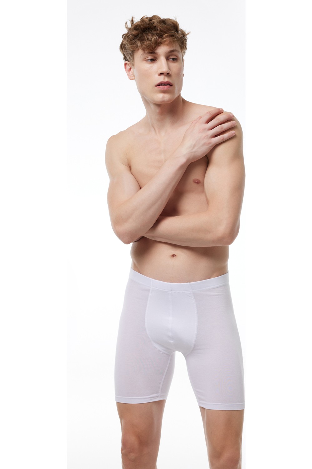 Malabadi Erkek 3 Lü Paket Siyah Uzun Paça Pişik Önleyici Modal Boxer 018 3M018 görsel 6