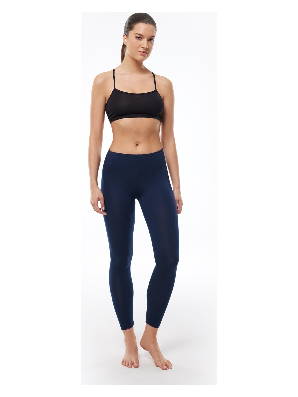 Malabadi Kadın Lacivert Modal Uzun Tayt 190