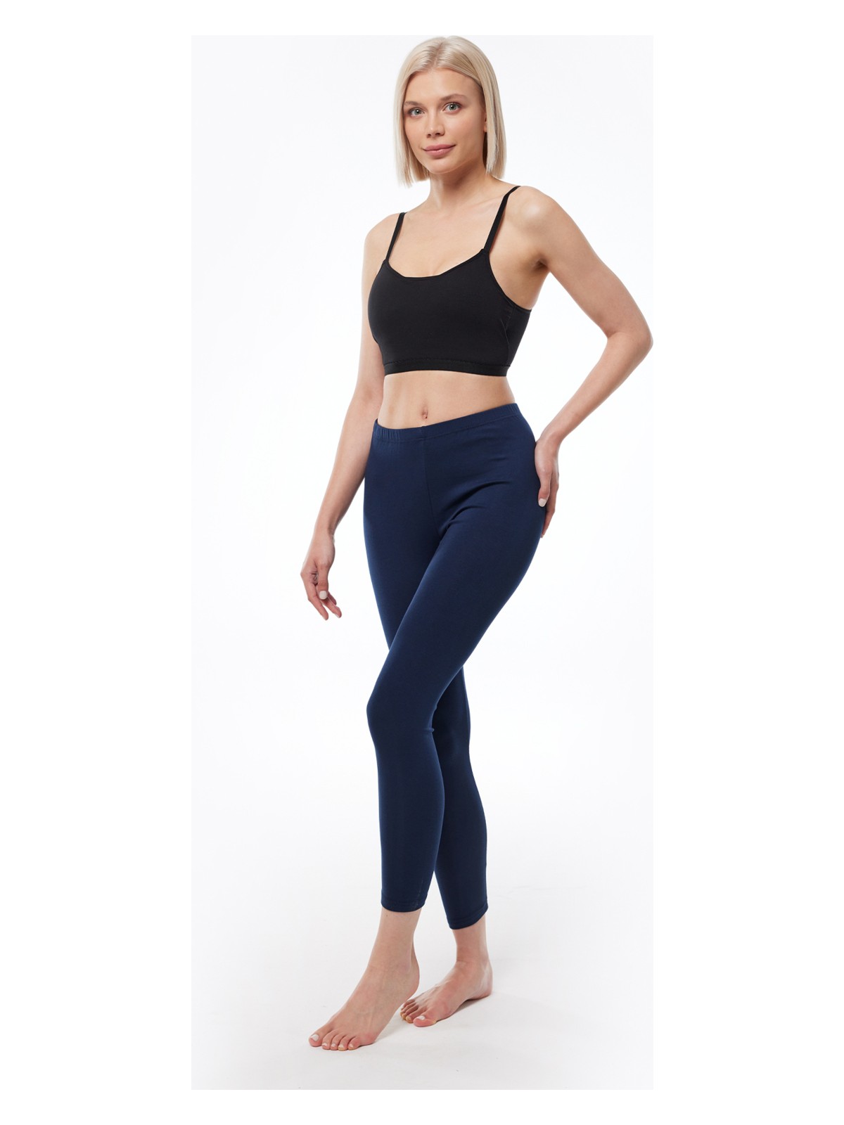 Malabadi Kadın Lacivert İçi Şardonlu Modal Kışlık Uzun Tayt 1903