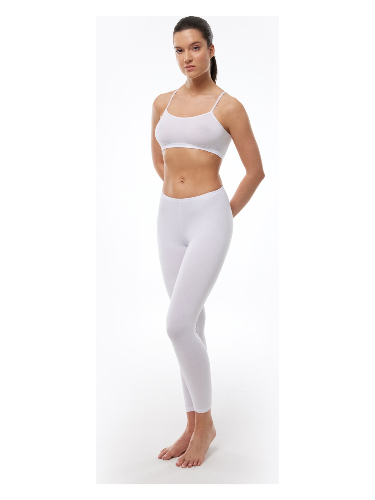 Malabadi Kadın Lacivert Modal Uzun Tayt 190 - Görsel 3