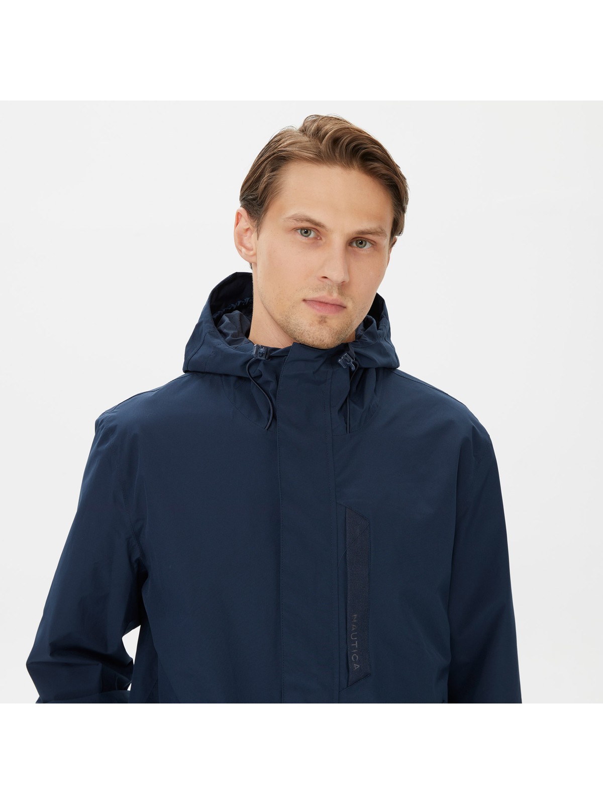 Nautica Erkek Lacivert Su Kaydırma Özellikli Yağmurluk J37560T.4NV - Görsel 9