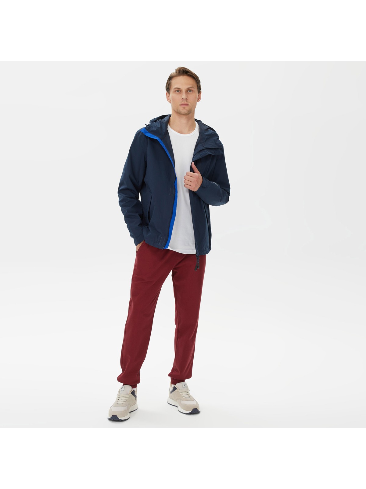 Nautica Erkek Lacivert Su Kaydırma Özellikli Yağmurluk J37560T.4NV - Görsel 3