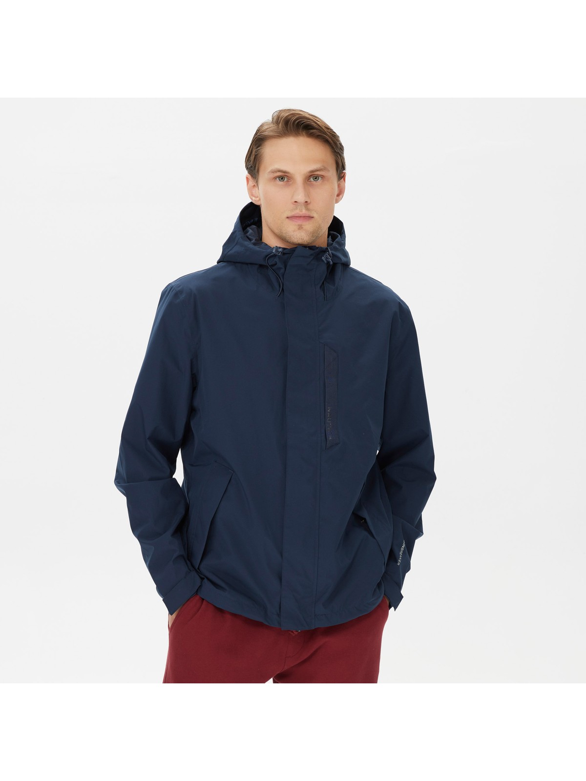 Nautica Erkek Lacivert Su Kaydırma Özellikli Yağmurluk J37560T.4NV - Görsel 5