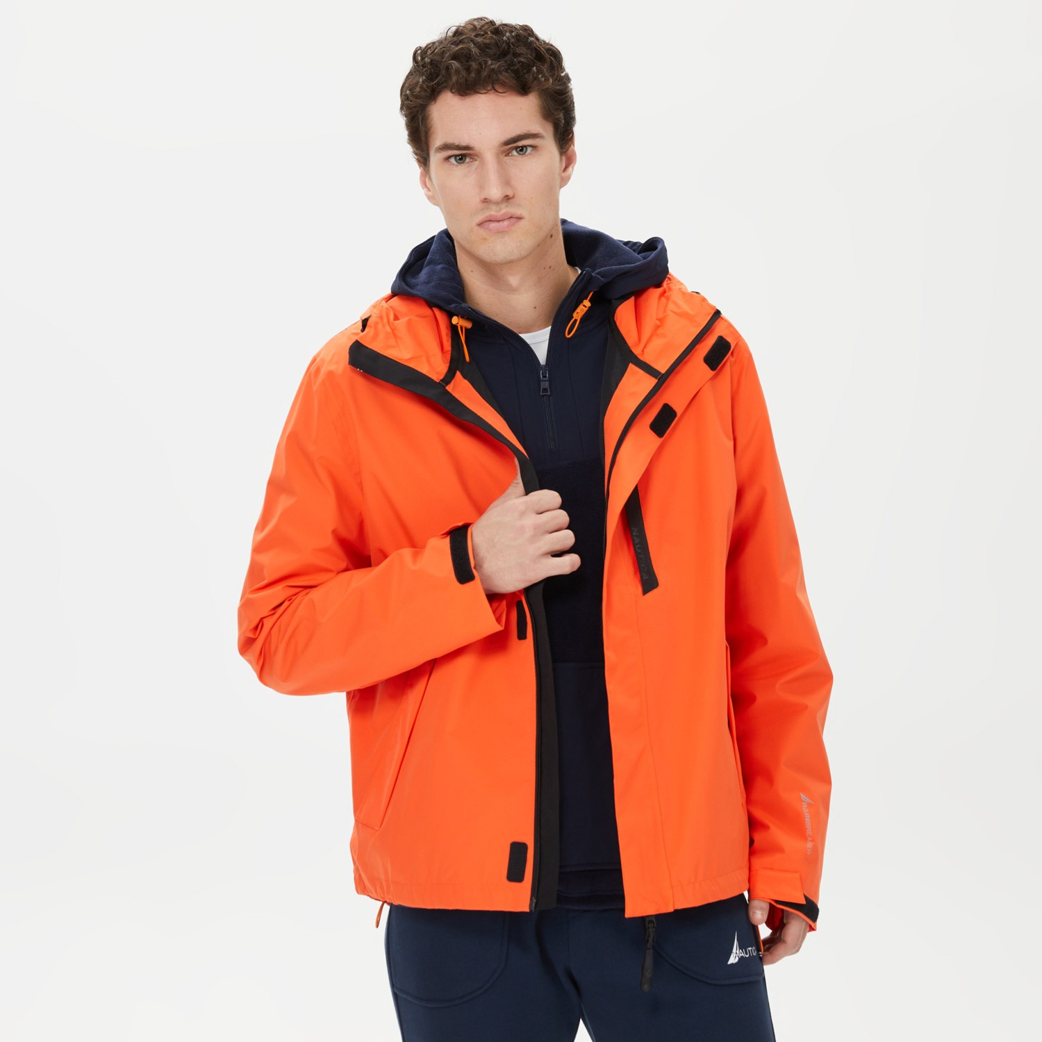 Nautica Erkek Siyah Su Kaydırma Özellikli Yağmurluk J37560T.0TB