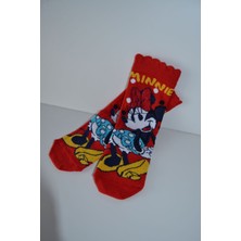 Asela Lisanslı Minnie Mouse ve Daisy Simli Soket 3lü Kız Çocuk Çorap