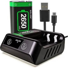 Rever Xbox Kol Gamepad Şarj Edilebilir Piller 2650mAh Xbox One / S / X  Serisi Kol Uyumlu Şarj İstasyonu