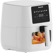 Robwell Robx AS27 Airfryer Yeni Nesil Halojen Isı Sistemli 1700W 6lt Dokumatik ekran