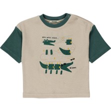 Panço Erkek Bebek Timsah Baskılı T-Shirt