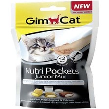 Gimcat Nutripockets Kedi Ödül Maması Junior Mix 60 gr Lezzetli Atıştırmalık Yavru Kediler İçin