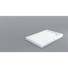 Shower 80X90 Frey Dikdörtgen Slimblok Duş Teknesi (H:10 Cm)