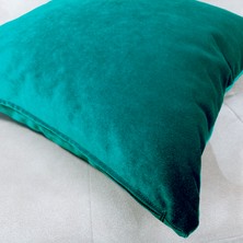 Arasta Design 2'li Kırlent Kılıfı, Düz Renk Kadife Kırlent Kılıfı, 43X43CM