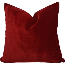 Arasta Design 2'li Kırlent Kılıfı, Düz Renk Kadife Kırlent Kılıfı, 43X43CM