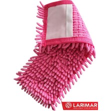 Larimar 100 Adet Makarna Mop Mikrofiber Yedek Paspas Temizlik Bezleri Standart Tüm Modellere Uygun 40 cm