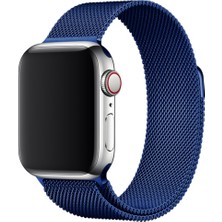 Zipax Apple Watch 44 mm Metal Mıknatıslı Kordon Watch 2/3/4/5/6/7/8/se/ultra Azn-Metal
