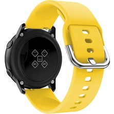 MobaxAksesuar Huawei Watch GT 6/5/4 41mm -GT 5 Pro 42mm Üniversal Akıllı Saat 18mm Kordon Silikon Bileklik Kopçaklı Kordon BHR