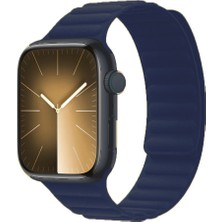 MobaxAksesuar Apple Watch 10 42mm - 38/40/41mm Kordon FineWoven İnce Dokuma Manyetik Baklalı 2/3/4/5/6/se/7/8/9