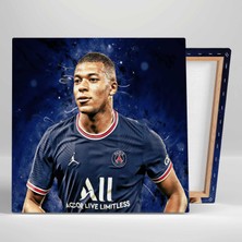 SML Tablo Kylian Mbappe Paris Saint Germain Psg Futbol Taraftar Kare Kanvas Tablo