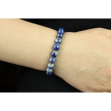Kendin Gibi 1. Kalite Lapis Lazuli Doğal Taş Bileklik – 8 mm
