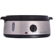 Russell Hobbs Buharlı Pişirici, Çoklu Pişirme, 800 W, 9 Litre, 3 Bölmeli Tepsi, Paslanmaz Çelik