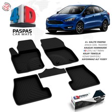 S-Dizayn Ford Focus 3 Makyajlı SD 4D Havuzlu Paspas 2015-2018 A+ Kalite