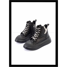 Bambi Siyah  Kadın Bot & Bootie K02763330509