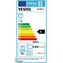 Vestel AF-4651 S 69 Lt A Enerji Sınıfı Ankastre Fırın