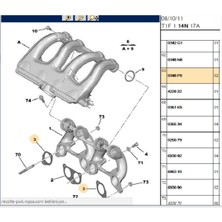 Psa Emme Manifold Contası Partner 306 Expert Berlingo XSARA(0348P0)