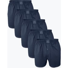 Malabadi Erkek Füme 5 li Geniş Kalıp %100 Pamuk  Boxer MB2400