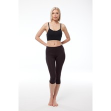 Malabadi Kadın Kahve Modal Kapri Tayt 184