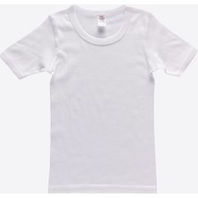 Malabadi Erkek Çocuk 6 Lı Paket E Serisi Yuvarlak Yaka Kısa Kollu Ribana Fanila Atlet 202 - E