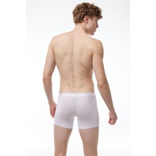 Malabadi Erkek Beyaz Micro Modal Boxer 909