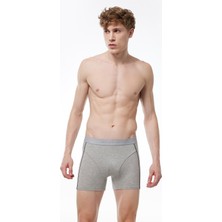 Malabadi Erkek Gri Modal Biyeli Boxer 017