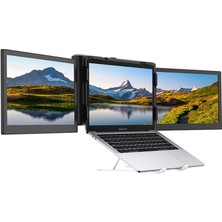 Ofiyaa P2 Pro İki Ekranlı Taşınabilir 13,3” Monitör (FHD 1080P IPS Panel Çoklu Ekran, 14-17 inç Ekranlara Uyumlu Portable Screen)