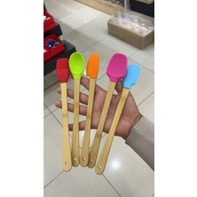 Chef Taste Bkmdizayn Bambu Saplı Silikon Spatula Set 5li