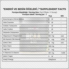 Strongest Bcaa 4.1.1 Yeşil Elma Aromalı 500 gr 50 Servis