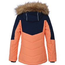 Hannah Leane Jr Çocuk Kayak Mont Dress Blues-Cantaloupe