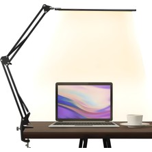 Airstorr LED Kısılabilir  Ofis Masa Lambası USB Şarj Portu, 3 Aydınlatma Modları ile 10 Parlaklık