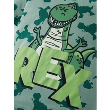 Babies Design Store Disney Toy Story Rex Erkek Çocuk Alt Üst Şortlu Takım