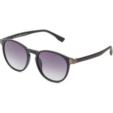 Blancia Milano Bc 1284 C2 Oval Mat Siyah Erkek Güneş Gözlüğü